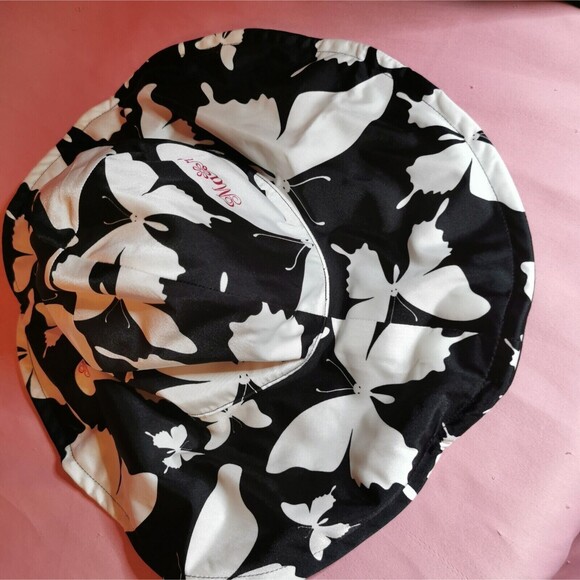 MA*RS Gyaru Hat Hair Accessory Butterfly Black White Agejo Gyaru Gal Style Rare main image 5